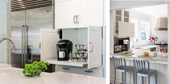 Hide and peek – hidden kitchen appliances - Synergy Cabinets Hide and peek – hidden kitchen appliances - Synergy Cabinets